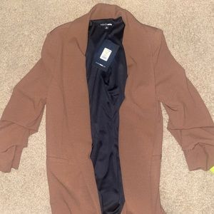 Brown blazer